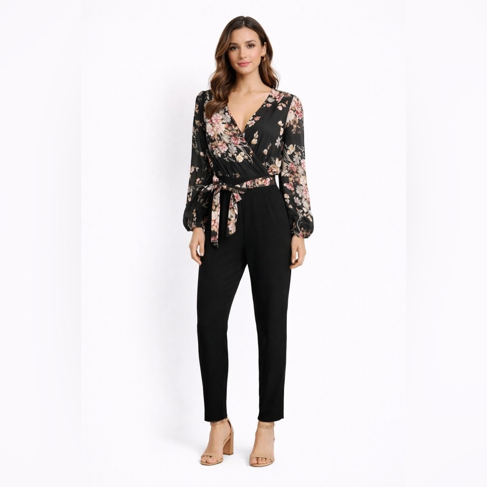 SHEIN M floral jump suit